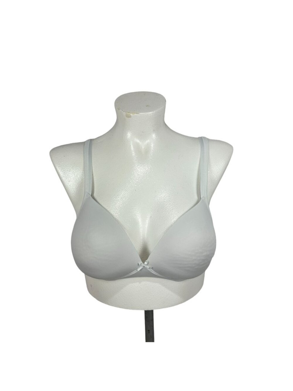 Blissful Benefits Warners Lightly Lined Underwire Bra 36C White Nylon Comfort